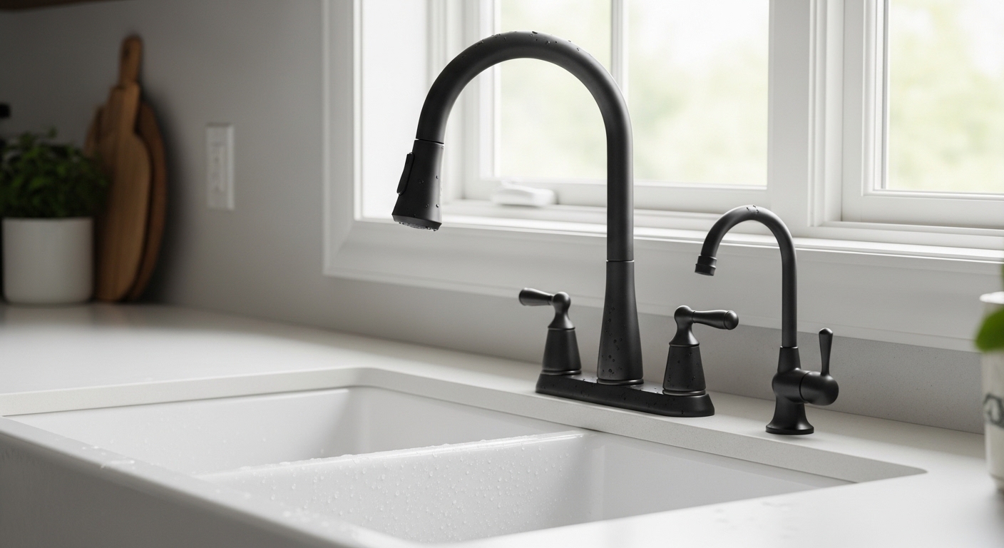 matte black pvd faucet