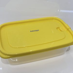 Rectangular Airtight Food Storage Container with Snap-Lock Lid
