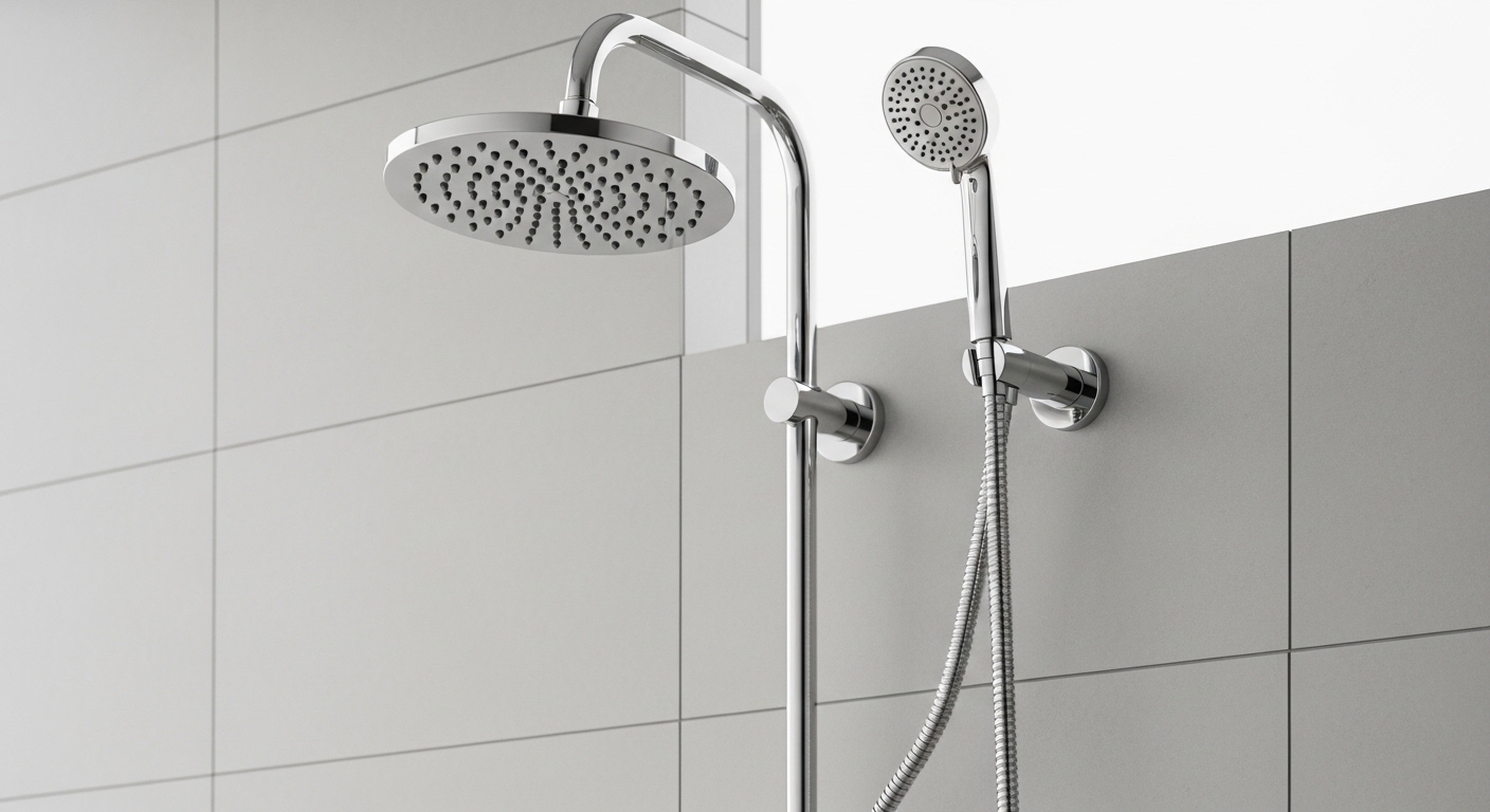 handheld shower head add on