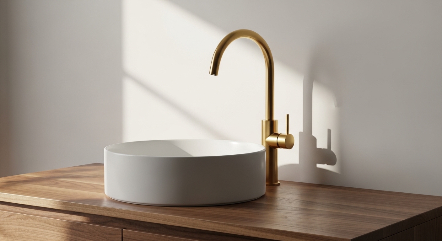 high end vessel sink faucet