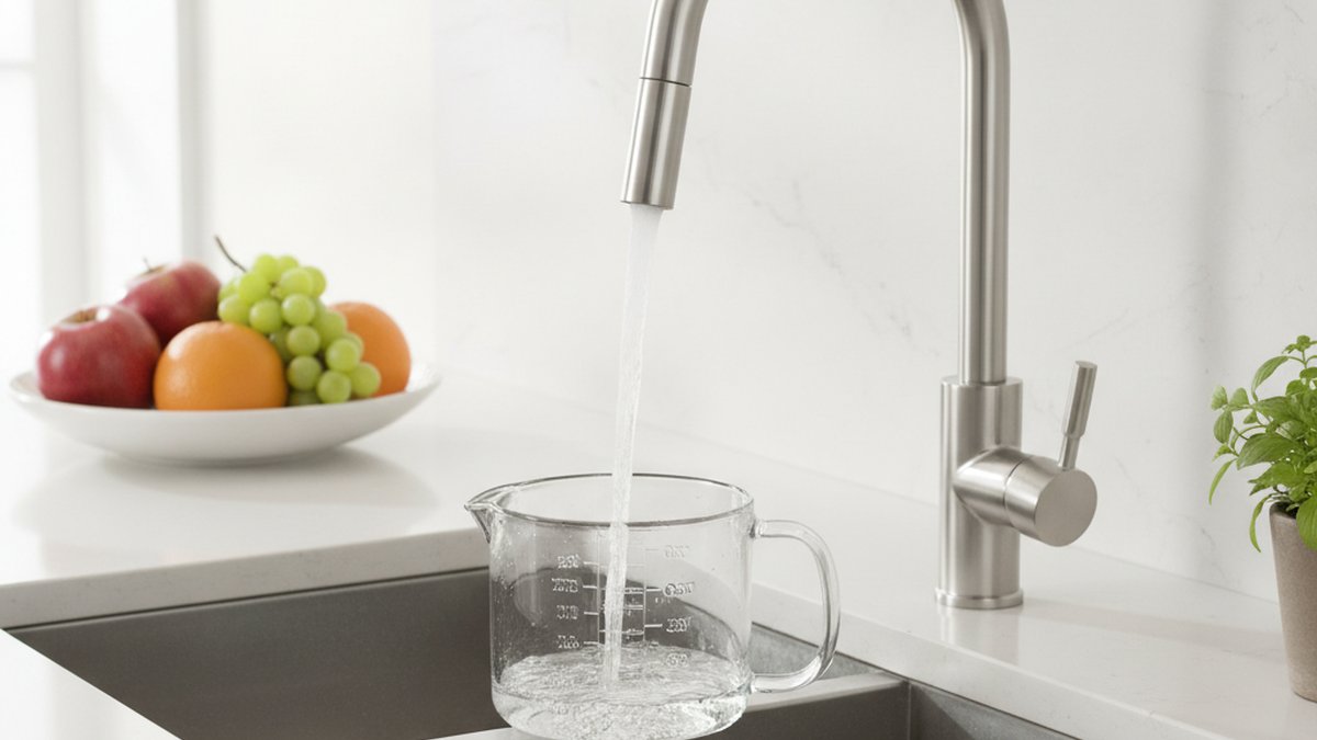 average kitchen sink faucet flow rate