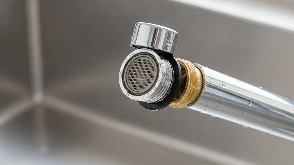 how to clean aerator in faucet