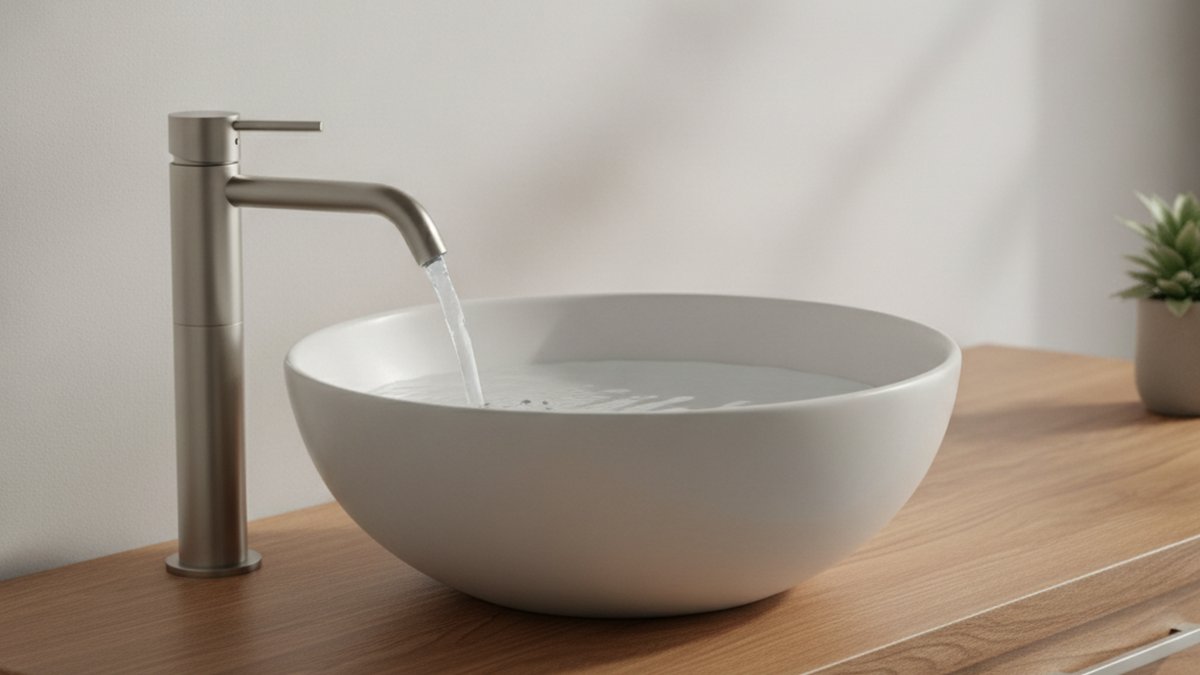 vessel sink faucet riser