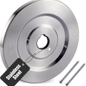 Brushed Nickel shower escutcheon plate for Moen Chateau 16090