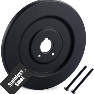 Matte Black shower escutcheon plate for Moen Chateau 16090